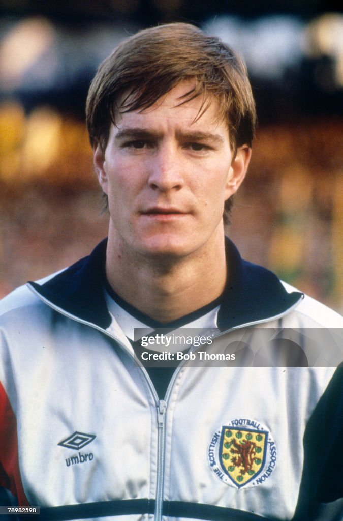 Sport. Football. pic: 1980's. Richard Gough, Scotland central defender, who won 61 Scotland international caps between 1983-1993.