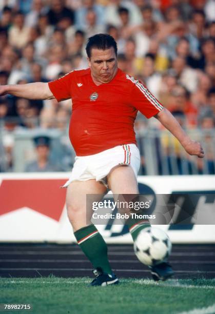 Celebrity Match, Ferenc Puskas, the former Hungarian star