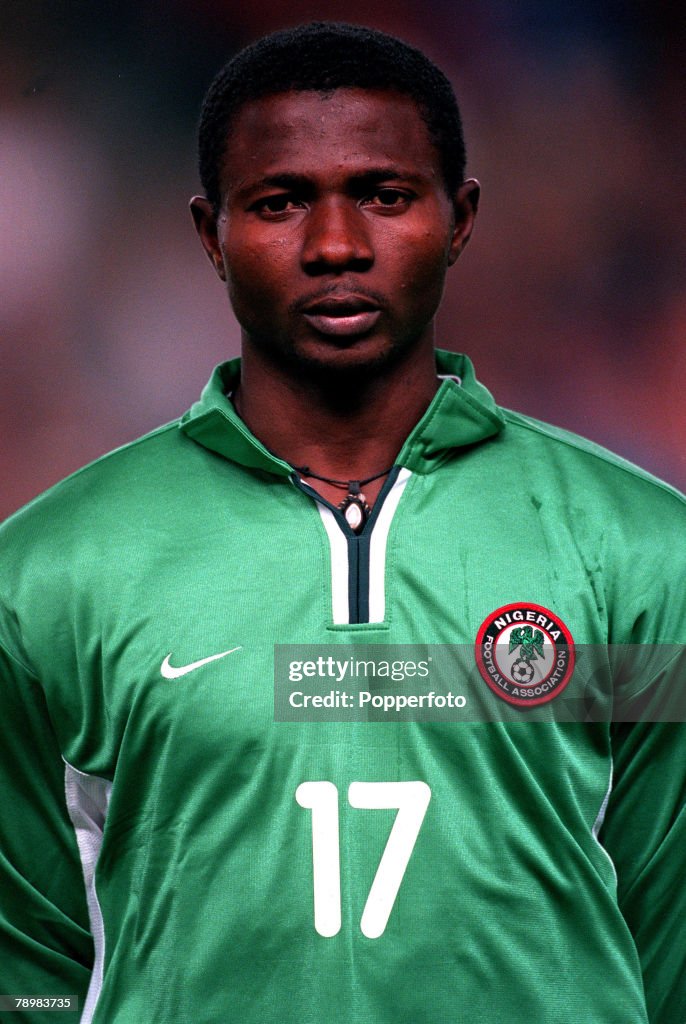 2000 Olympic Games. Sydney, Australia. Men+s Football. Australia 2 v Nigeria 3. 16th September, 2000. Julius Aghahowa of Nigeria