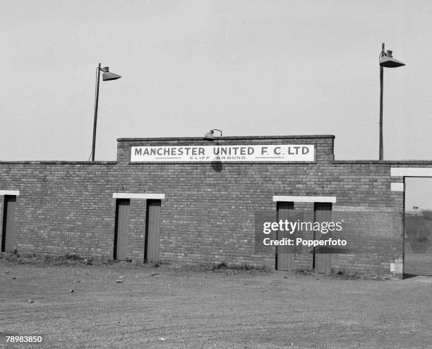 Football, Manchester, England, Circa 1960's, The Manchester United training ground at The Cliff