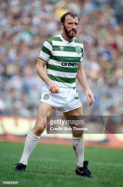 18th May 1985, Scottish FA Cup Final at Hampden Park, Dundee United 1 v Celtic 2, Danny McGrain, Celtic defender, who also won 62 Scotland...