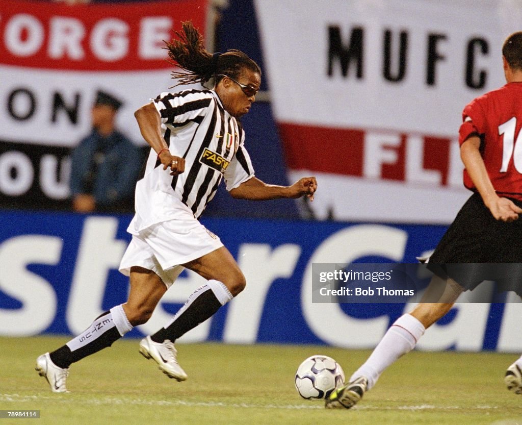 Sport. Football. 31st July 2003. Champions World Series 2003. New York Giants Stadium, East Rutherford, New Jersey, USA. Manchester United 4. v Juventus 1. Edgar Davids of Juventus. Photo: John McDermott.