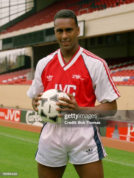 Football Highbury, London, Portrait of David Rocastle, Arsenal