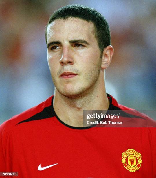 Sport, Football, 3rd August 2003, Champions World Series 2003, Lincoln Financial Field, Philadelphia, USA, Manchester United 3 v Barcelona 1,...