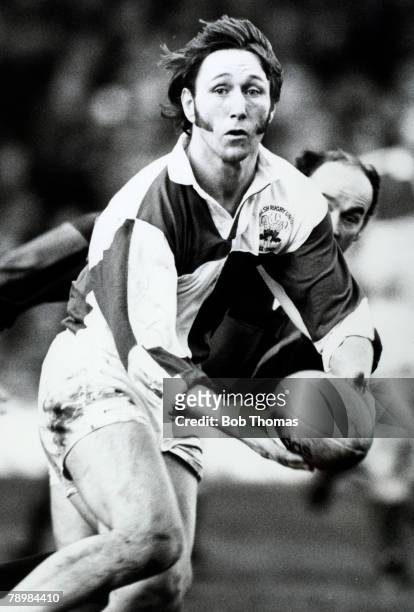 Sport, Rugby Union, pic: circa 1980, JPR Williams, Brigend and Wales full back, JPR Williams played in 55 international matches for Wales between...