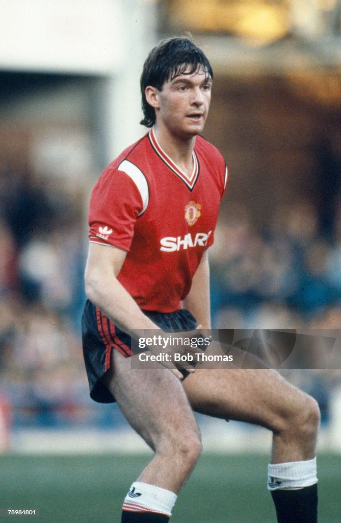 Sport. Football. pic: 10th November 1984. Division 1. Billy Garton, Manchester United central defender 1984-1989.