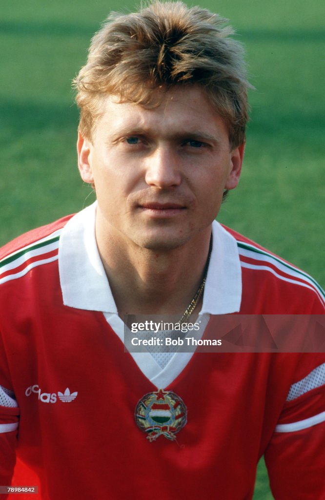 Sport. Football. pic: circa 1985. Lajos Detari, Hungary.
