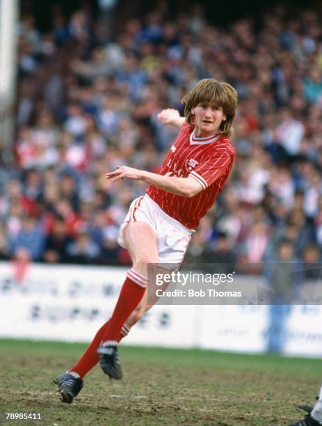 5th May 1986, Division 1, Peter Coyne, Swindon Town striker
