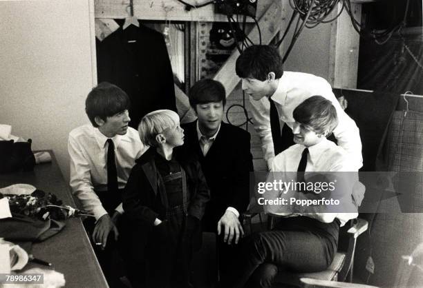 Pop Music Pesonalities, The Beatles, October 1963, Stockholm, A young Swedish boy meets George Harrison, John Lennon, Paul McCartney and Ringo Starr...