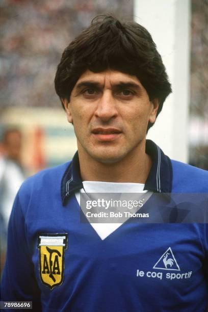 Circa 1982, Ubaldo Fillol, Argentina goalkeeper, who played in three World Cups,