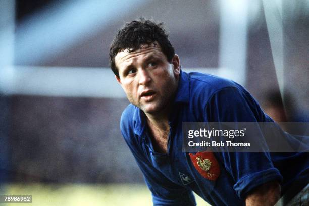 Sport, Rugby Union, pic: 18th January 1986, 5 Nations Championship in Murrayfield, Scotland 18, v France 17, Daniel Dubroca, France