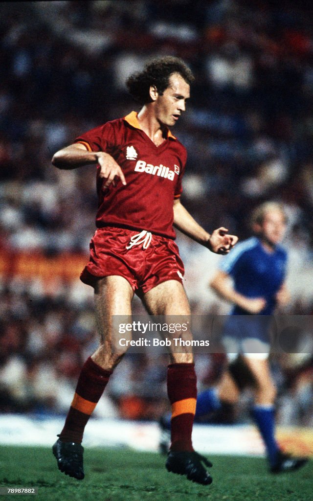 Sport. Football. pic: 15th September 1982. Paulo Falcao, AS.Roma.