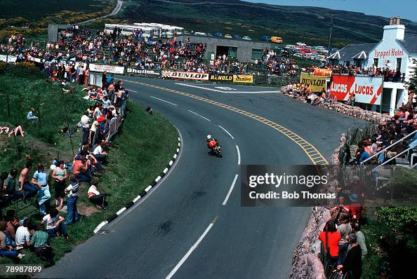 Transatlantic Motorcycle Races Motor-Cycling T,T, Races, Isle of Man, Overhead action News Photo ...