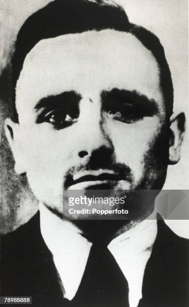 World War II Atrocities, pic: 1940's, Nazi Klaus Barbie, who from 1942-1944 was the German Commander in Lyon, responsible for "crimes against...