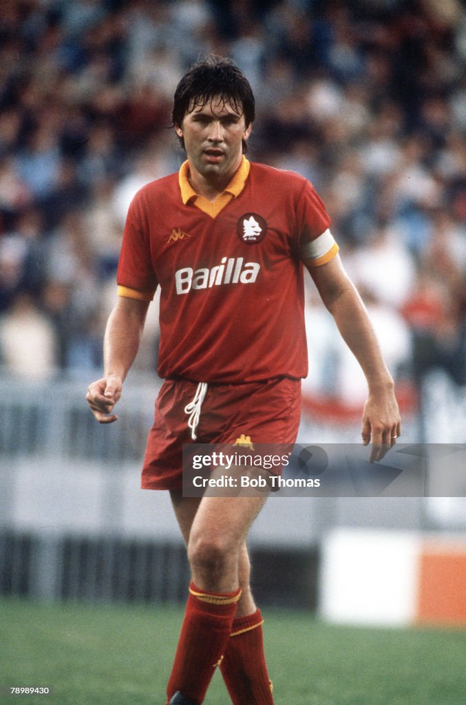 Sport. Football. pic: circa 1990. Carlo Ancelotti, AS. Roma.