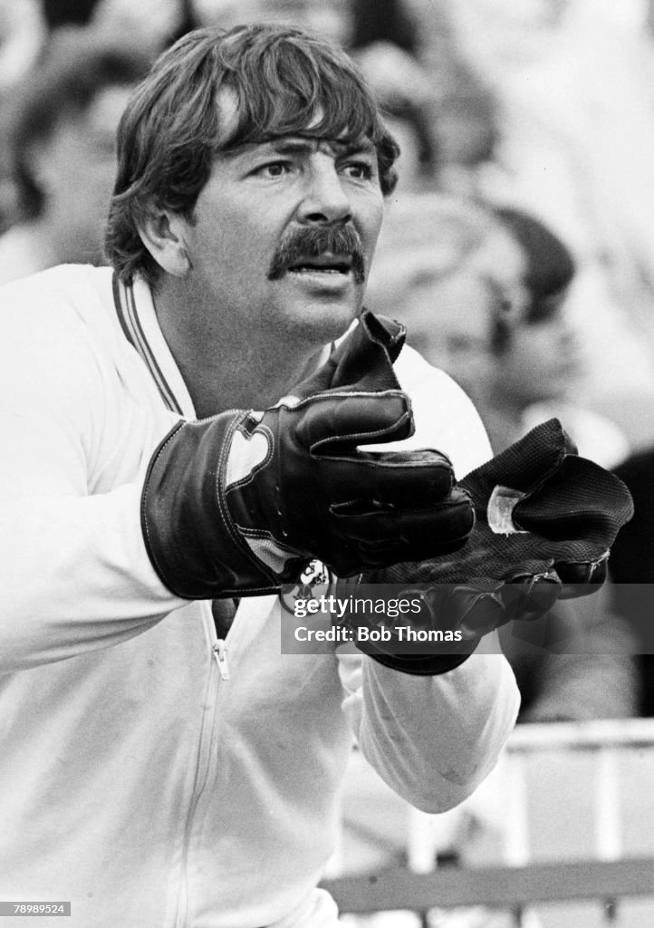 Sport. Cricket. pic: circa 1979. Australia wicket-keeper Rod Marsh. Rodney Marsh, a very competitive player, played Test cricket for Australia 1970-1984.
