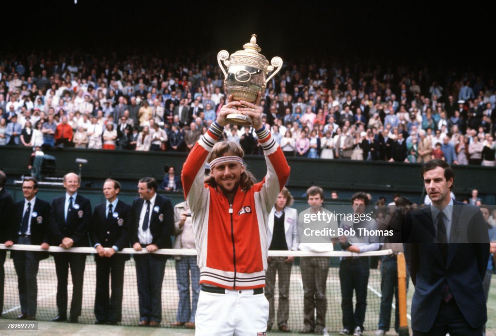 Bjorn Borg Wins 1980 Wimbledon Championships