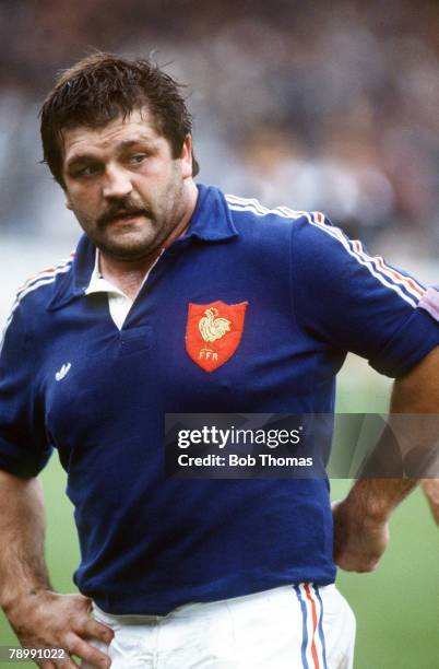 Sport, Rugby Union International, Toulouse, 8th November 1986, France 7, v New Zealand 19, Jean Pierre Garuet, France