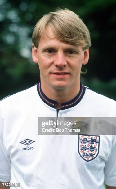 Circa 1989, Stuart Pearce, England, and , who won 78 England caps from 1987-2000