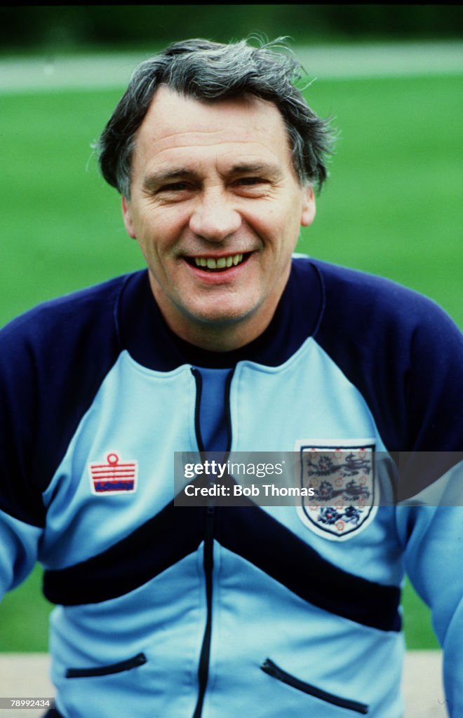 Sport. Football. pic: circa 1984. Bobby Robson, England team Manager from 1982-1990.