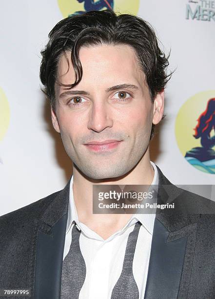 Actor Sean Palmer attends the After Party of "The Little Mermaid" at Roseland Ballroom on January 10, 2008 in New York City.