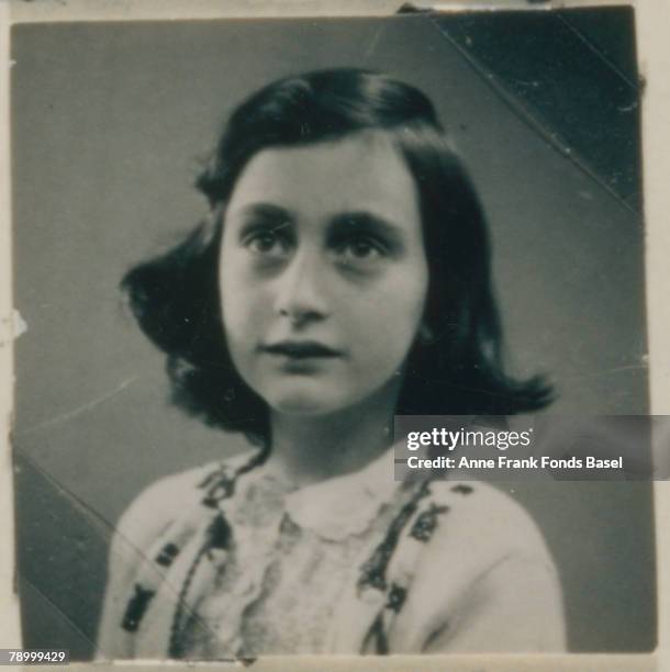 Anne Frank , who describes this image in her diary 'This is a photo as I would wish myself to look all the time. Then I would maybe have a chance to...