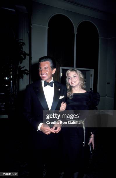 George Hamilton and Sharon Stone