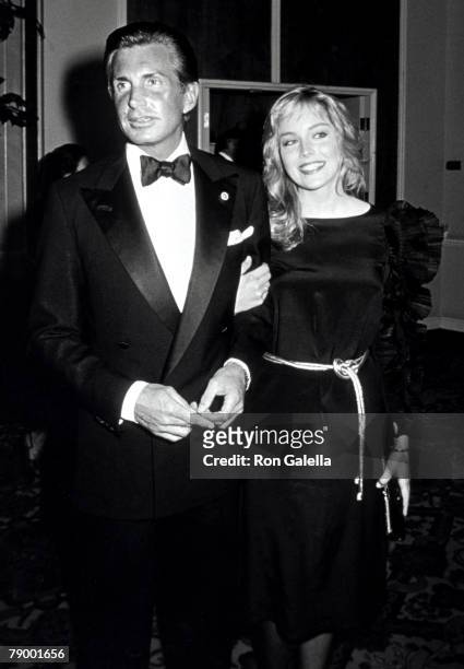 George Hamilton and Sharon Stone