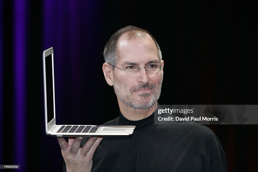 Steve Jobs Delivers Keynote Speech At Macworld Conference & Expo