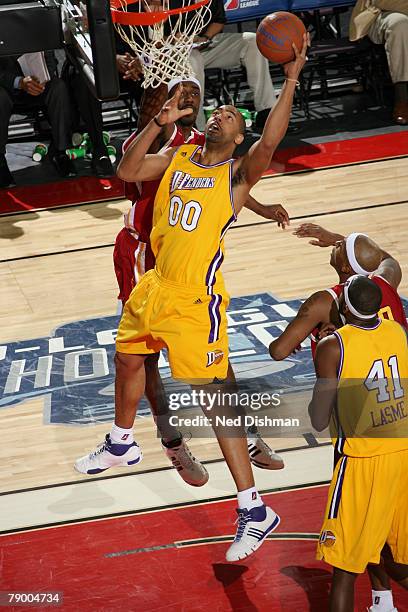 Jelani McCoy of the Los Angeles D-Fenders against the Fort Wayne Fire Ants during the 2008 D-League Showcase on January 15, 2008 at the Quest Arena...