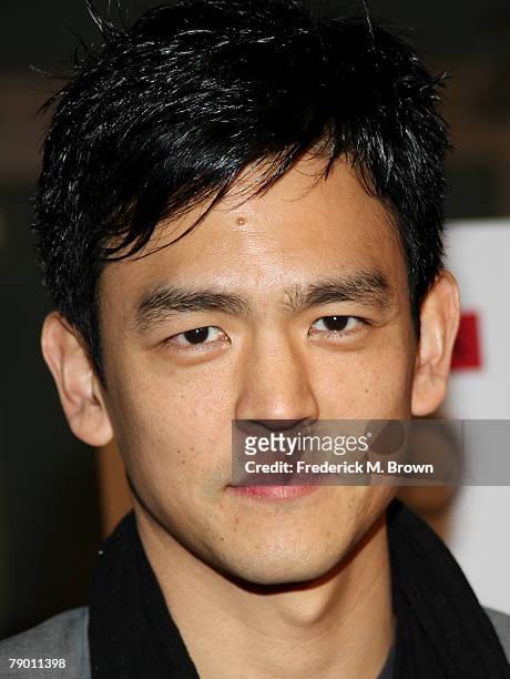 Actor John Cho attends "The Air I Breathe" film premiere at the Archlight Hollywood on January 15, 2008 in Hollywood, California.