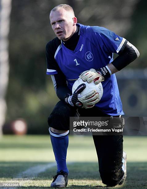 Markus Miller looks on during the Training Camp of Karlsruher SC at the Gloria Verde Hotel on January 16, 2008 in Belek, Turkey.