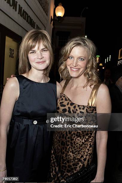 Betsy Brandt and Anna Gunn at the Premiere Screening of AMC's New Drama " Breaking Bad" on January 15, 2008 at Sony Pictures Studios in Culver City,...