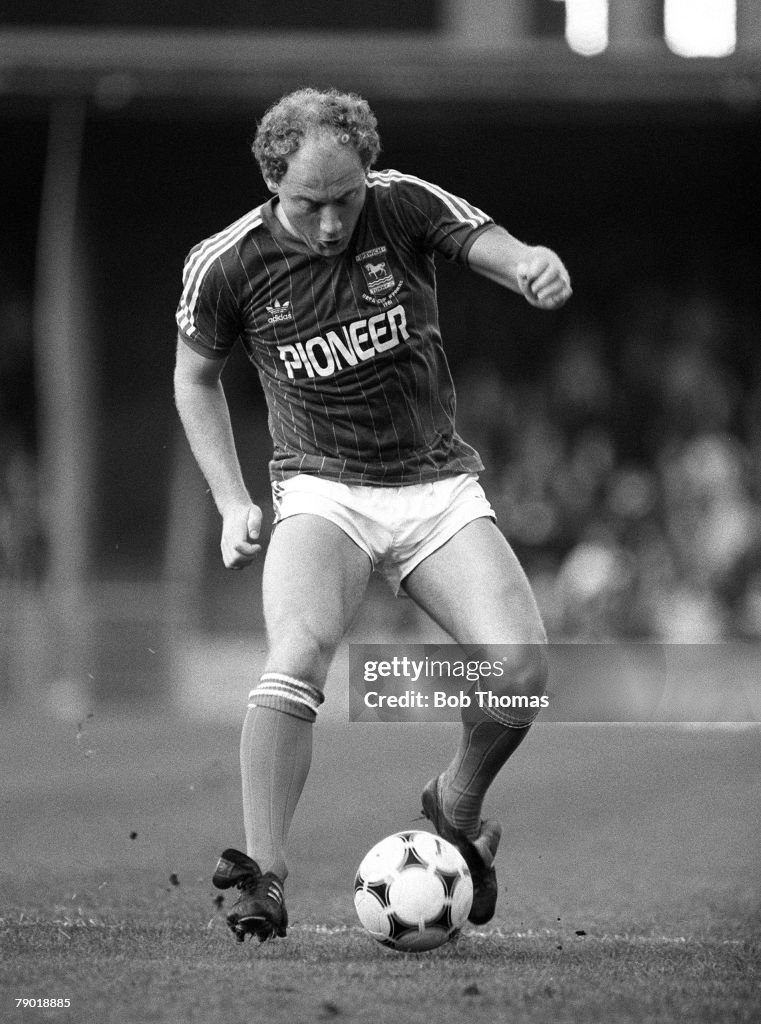 Football. Division One. 13th November 1982. Ipswich Town 1 v Manchester City 0. Ipswich Town's Alan Brazil.