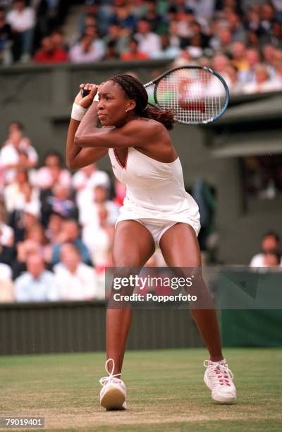 Tennis, 2001 All England Lawn Tennis Championships, Wimbledon, 8th July 2001, Womens Singles Final, USA's Venus Williams, the Ladies Singles Champion...