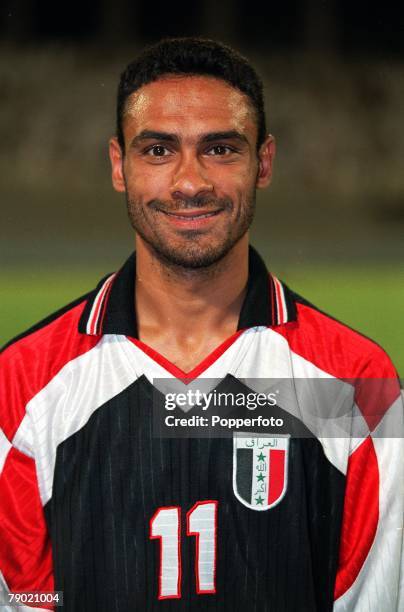 Sport, Football, Friendly International, Abu Dhabi, 2nd August 2001, United Arab Emirates 2 v Iraq 2, Iraq's Jassem Sawadi