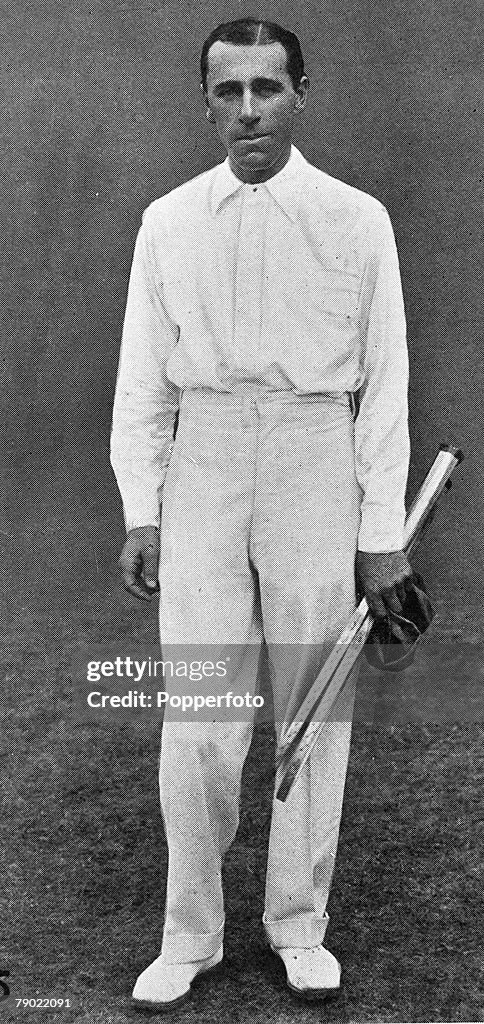 Sport. Tennis. Circa 1910. Norman E Brooks, Wimbledon Men's Singles Champion 1907 and 1914.