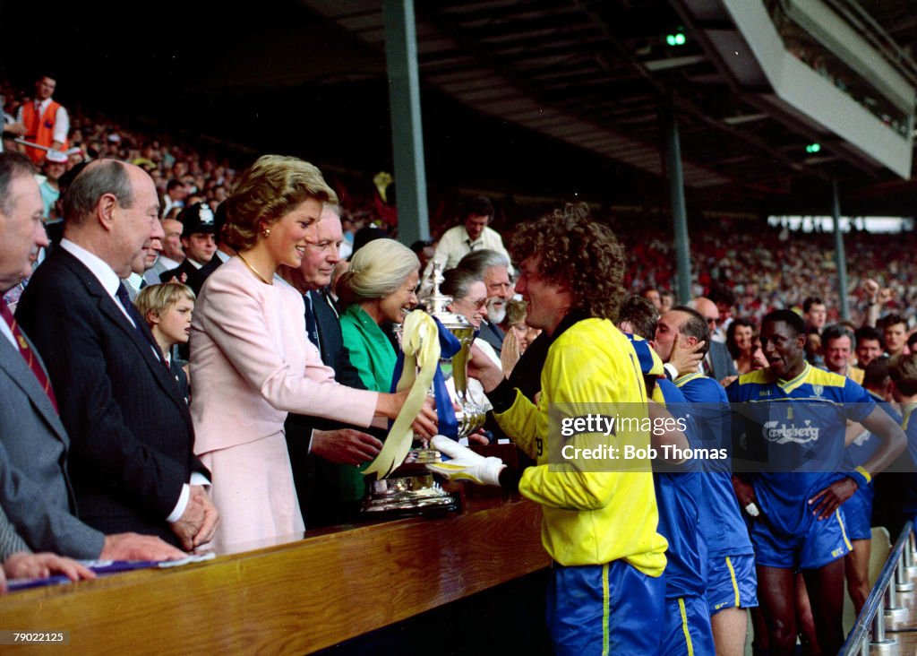 A. Cup Final, Wembley, Wimbledon v Liverpool 14th May 1988, Wimbledon
