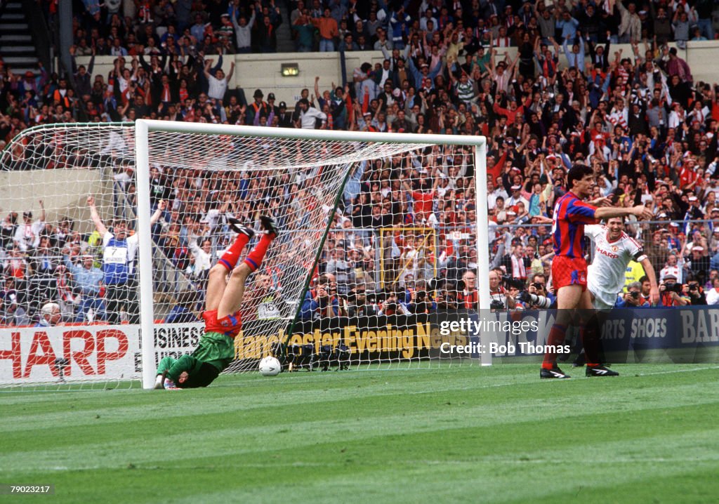 Football. 1990 FA Cup Final. Wembley. 12th May, 1990. Manchester United 3 v Crystal Palace 3.