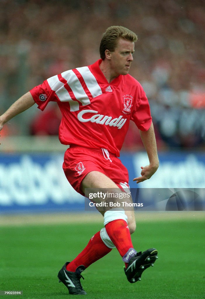 Football. 1992 FA Cup Final. Wembley. 9th May, 1992. Liverpool 2 v Sunderland 0. Liverpool's Steve Nicol.