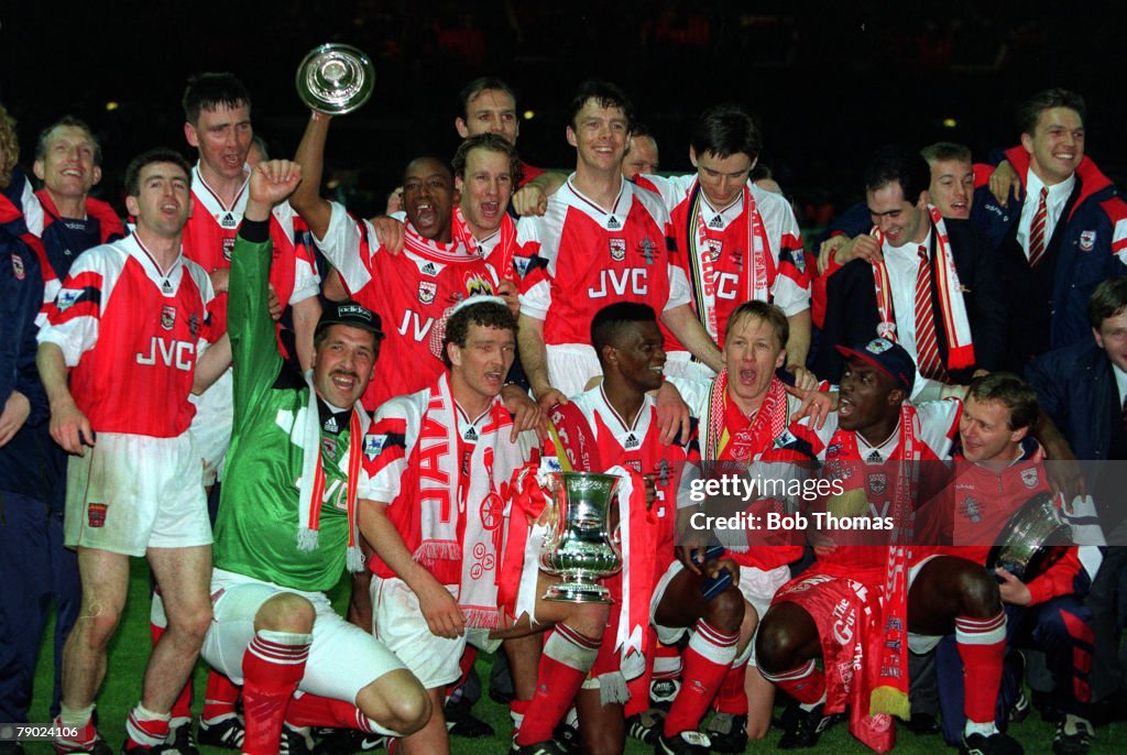 Football, 1993 FA Cup Final Replay, Wembley, 20th May Arsenal 2 v