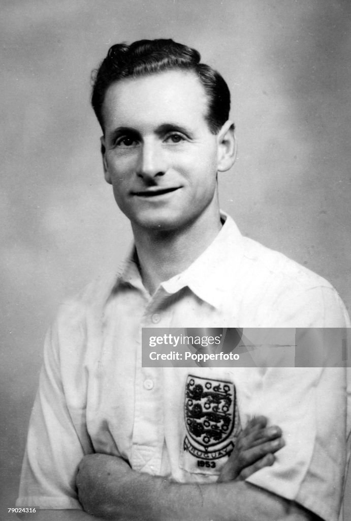 Sport. Football. circa 1950. Tom Finney, (now Sir Tom Finney) Preston North End and England. One of the best attacking wingers of his era, he won 76 caps for England.