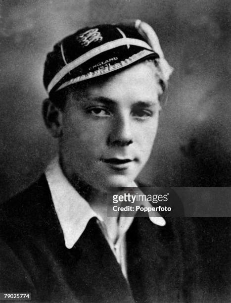 Sport, Football, circa 1951, Duncan Edwards, pictured wearing an England Schoolboys cap, Duncan Edwards signed for Manchester United and was in the...