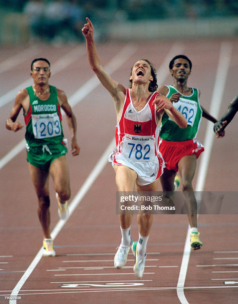 Dieter Baumann At XXV Summer Olympics