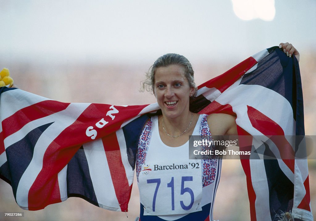 British Track And Field Athlete Sally Gunnell Of The Great Britain british-track-and-field-athlete-sally-gunnell-of-the-great-britain