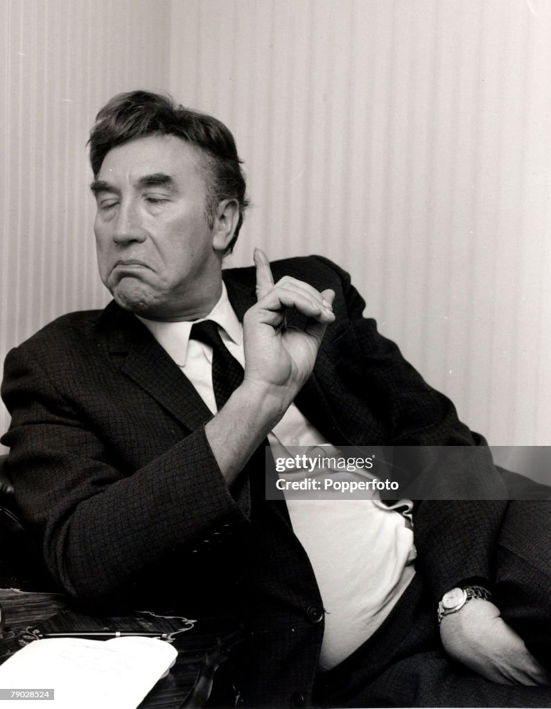 Entertainment/Comedy. 6th November 1966. British comedian Frankie Howard pictured in London, who despite many film roles, performed best in front of a live audience and was perhaps best known for the T.V.comedy "Up Pompeii".