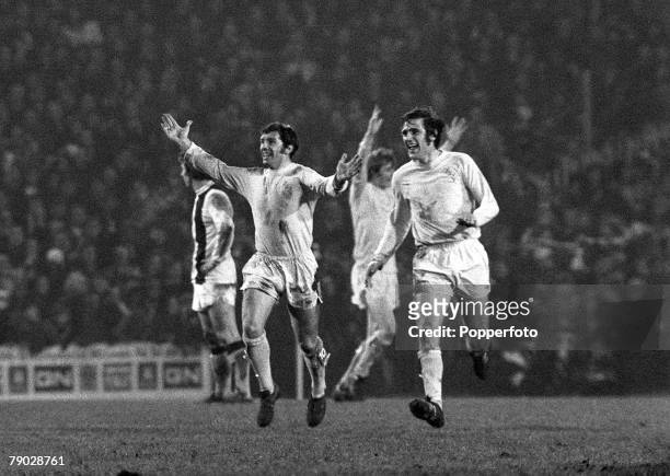 Sport, Football, League Division One, Selhurst Park, London, England, 18th November 1972, Crystal Palace 2 v Leeds United 2, Leeds United's Johnny...