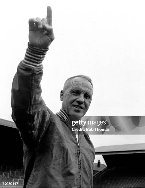 Sport, Football, Anfield, England, 1967 Photocall, Liverpool FC Manager Bill Shankly
