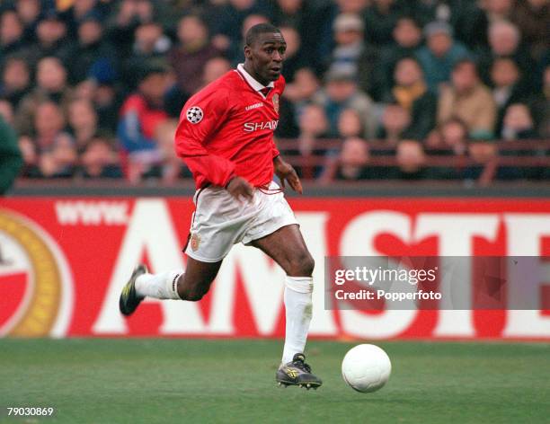 Champions League Quarter-Final, Second Leg, San Siro Stadium, 17th March Inter Milan 1 v Manchester United 1, Manchester United's Andy Cole