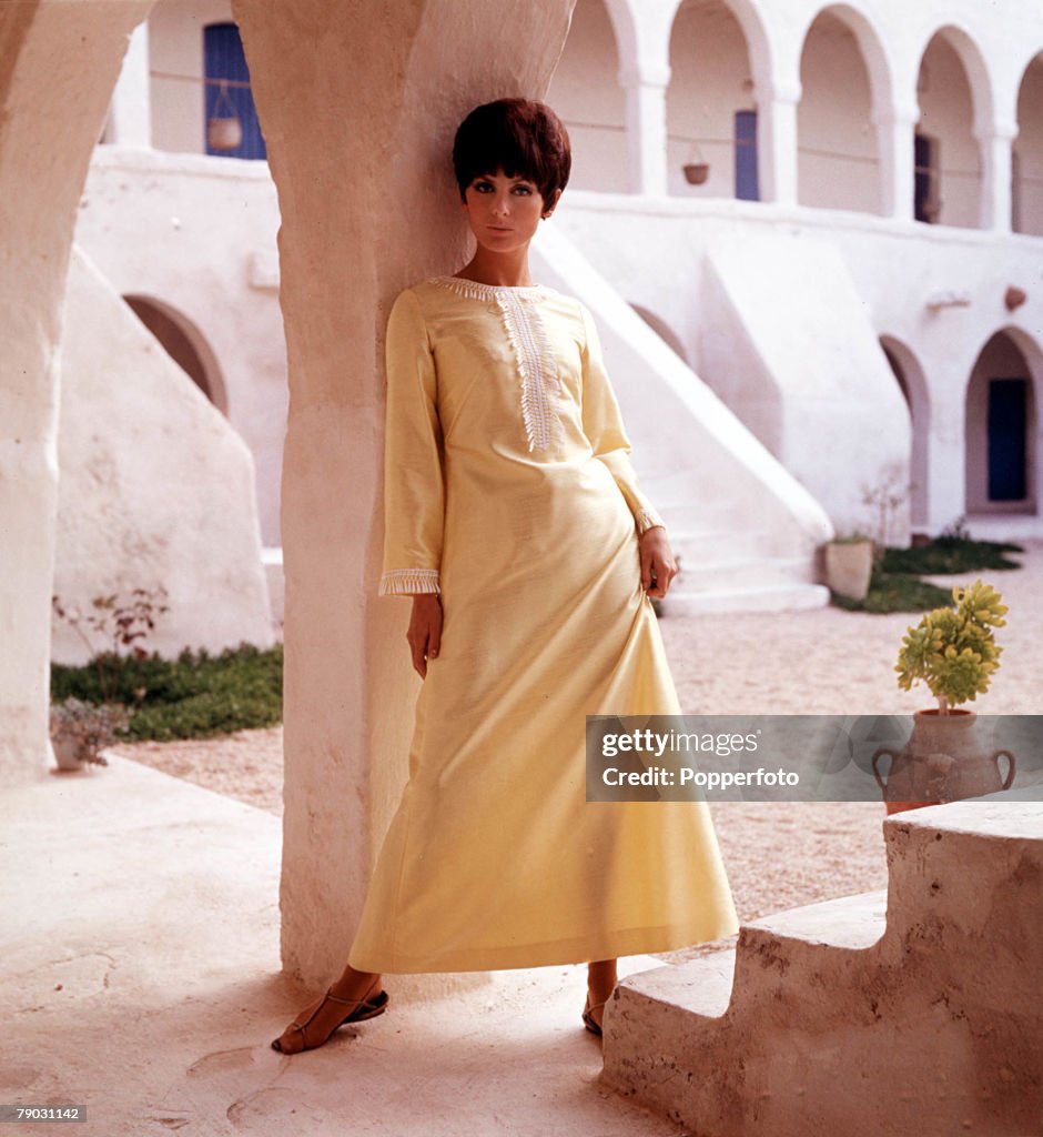 Lemon Kaftan Style Dress